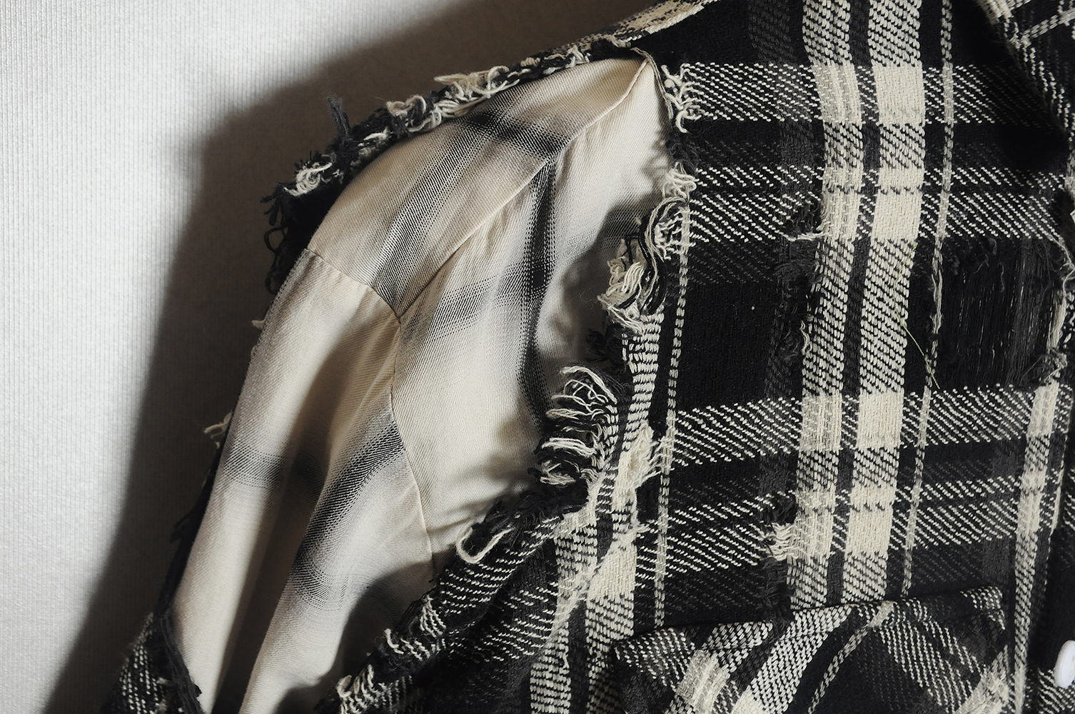 Maison Mihara Yasuhiro Double Destroyed Shirt Jacket TSK1