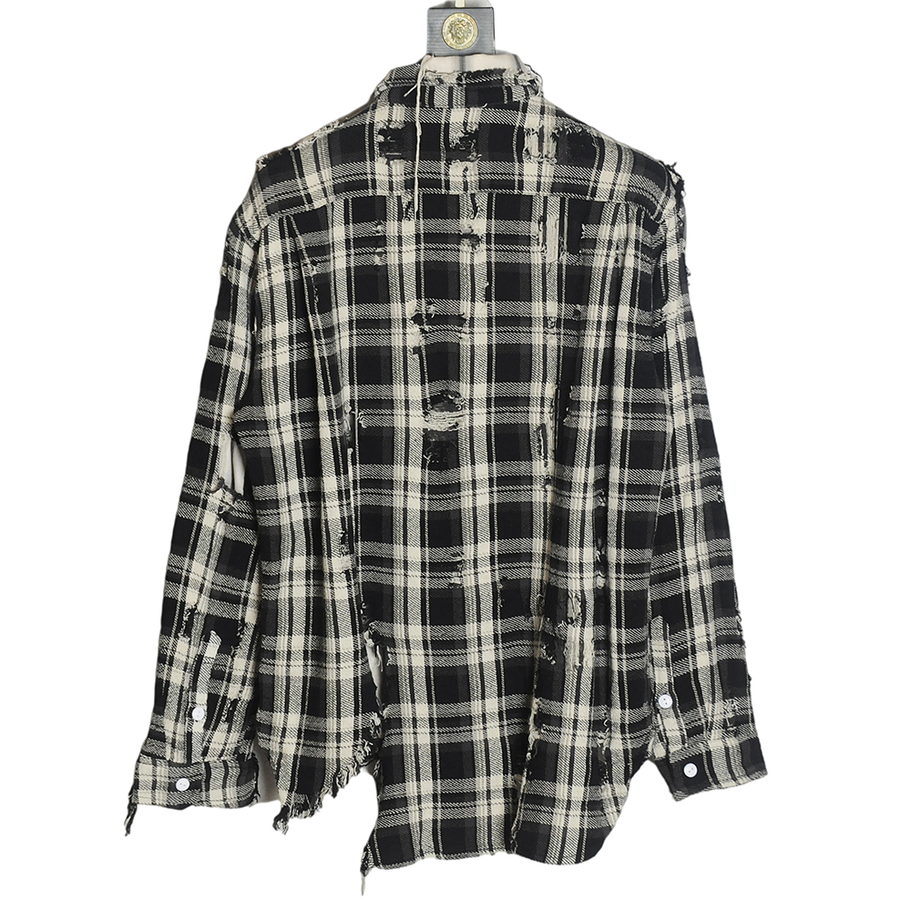 Maison Mihara Yasuhiro Double Destroyed Shirt Jacket TSK1