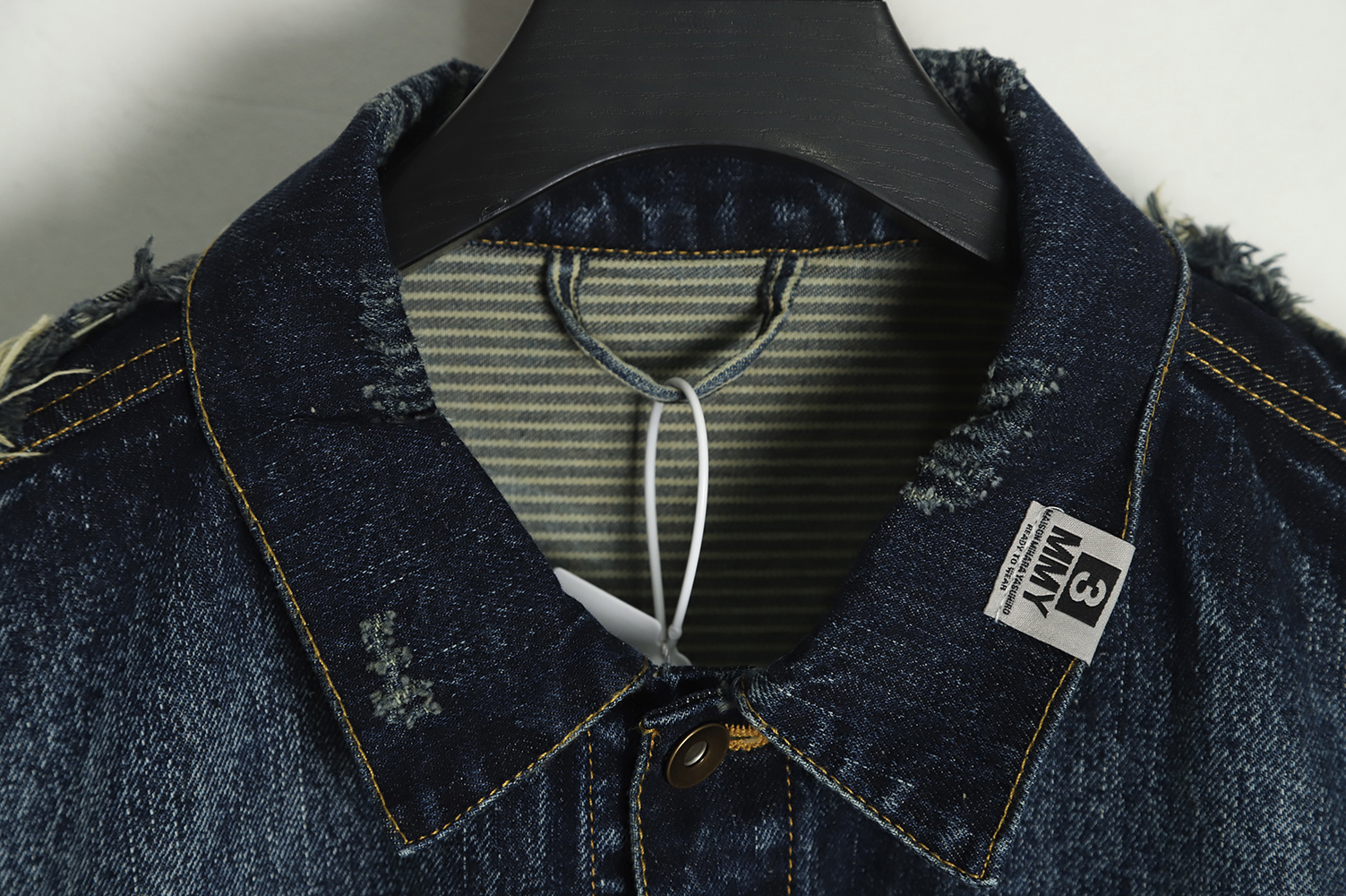 Maison Mihara Yasuyu stitching denim jacket
