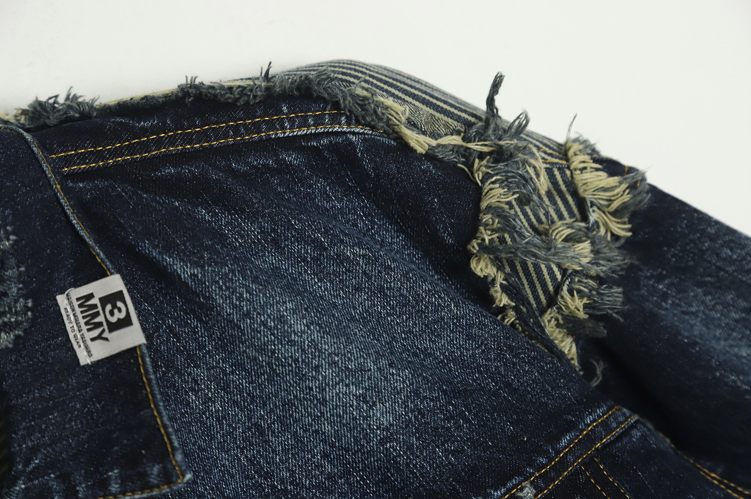 Maison Mihara Yasuyu stitching denim jacket
