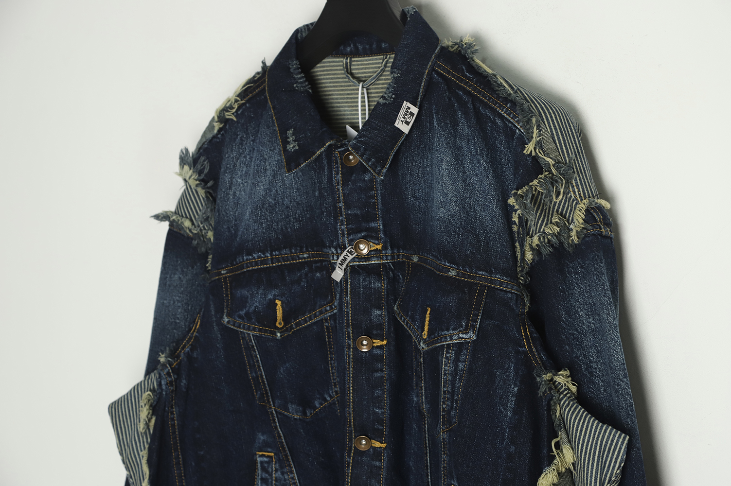 Maison Mihara Yasuyu stitching denim jacket