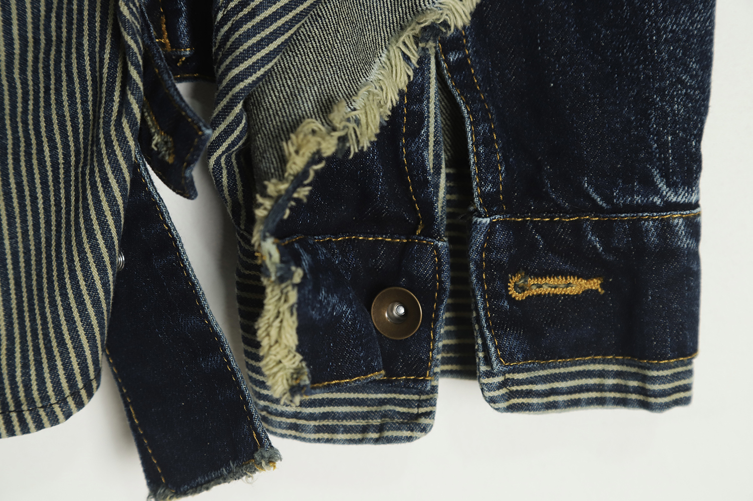 Maison Mihara Yasuyu stitching denim jacket
