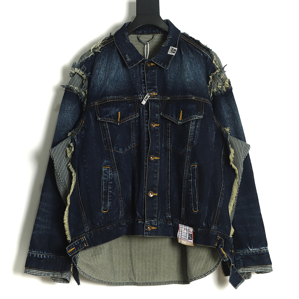 Maison Mihara Yasuyu stitching denim jacket