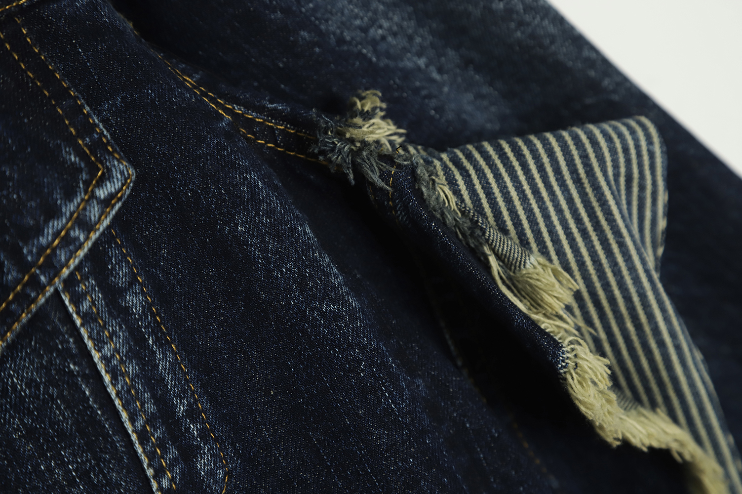 Maison Mihara Yasuyu stitching denim jacket