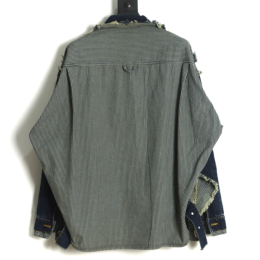 Maison Mihara Yasuyu stitching denim jacket