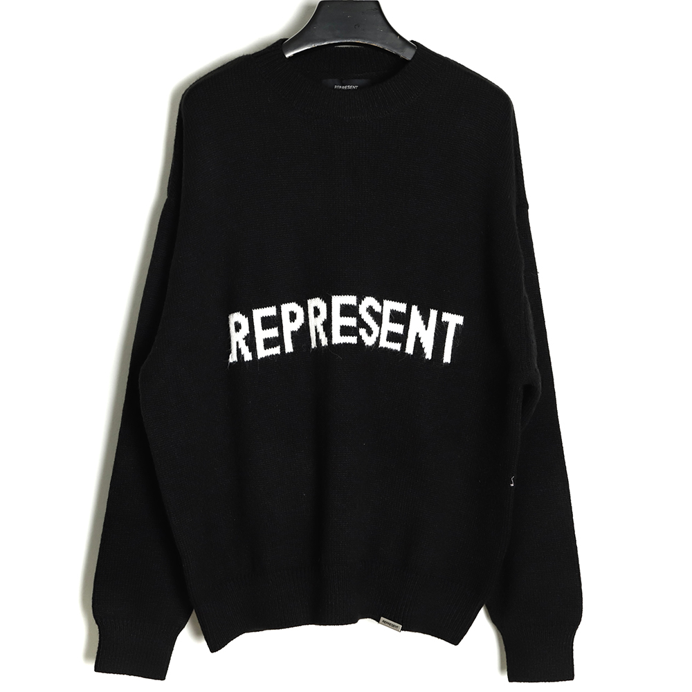 REPRESENT 21FW Monogram jacquard sweater