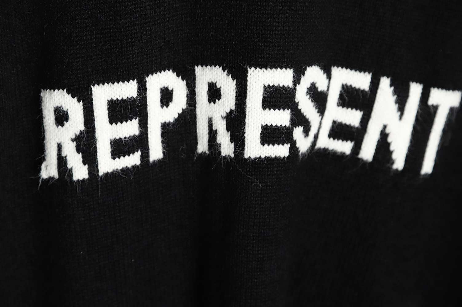 REPRESENT 21FW Monogram jacquard sweater