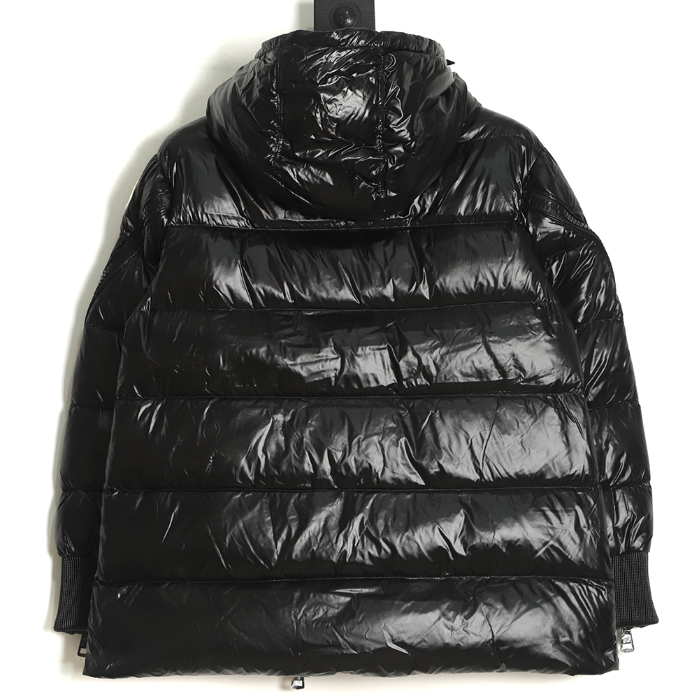 Moncler liriope series hooded diagonal zipper down jacket TSK1