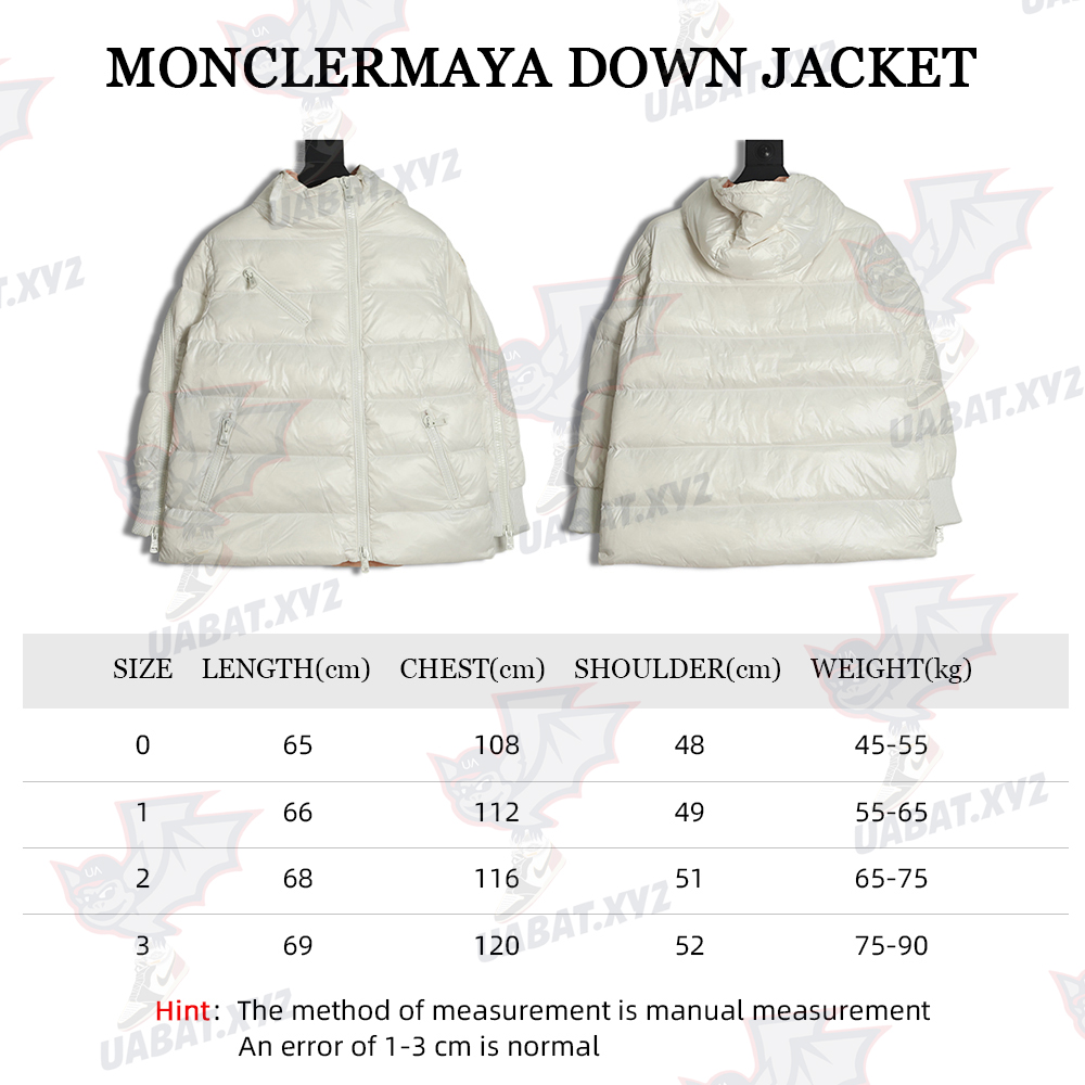 Moncler liriope series hooded diagonal zipper down jacket