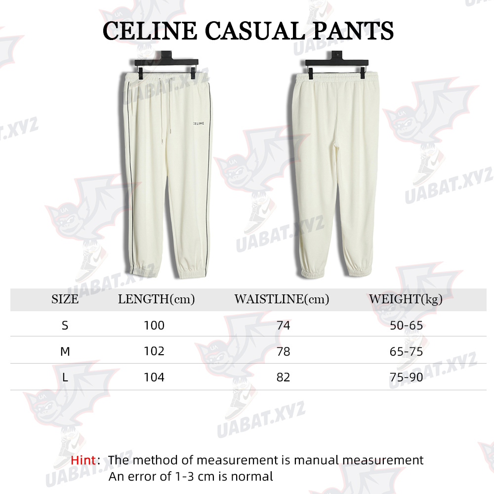 Celine 22FW Pocket Logo Lounge Pants
