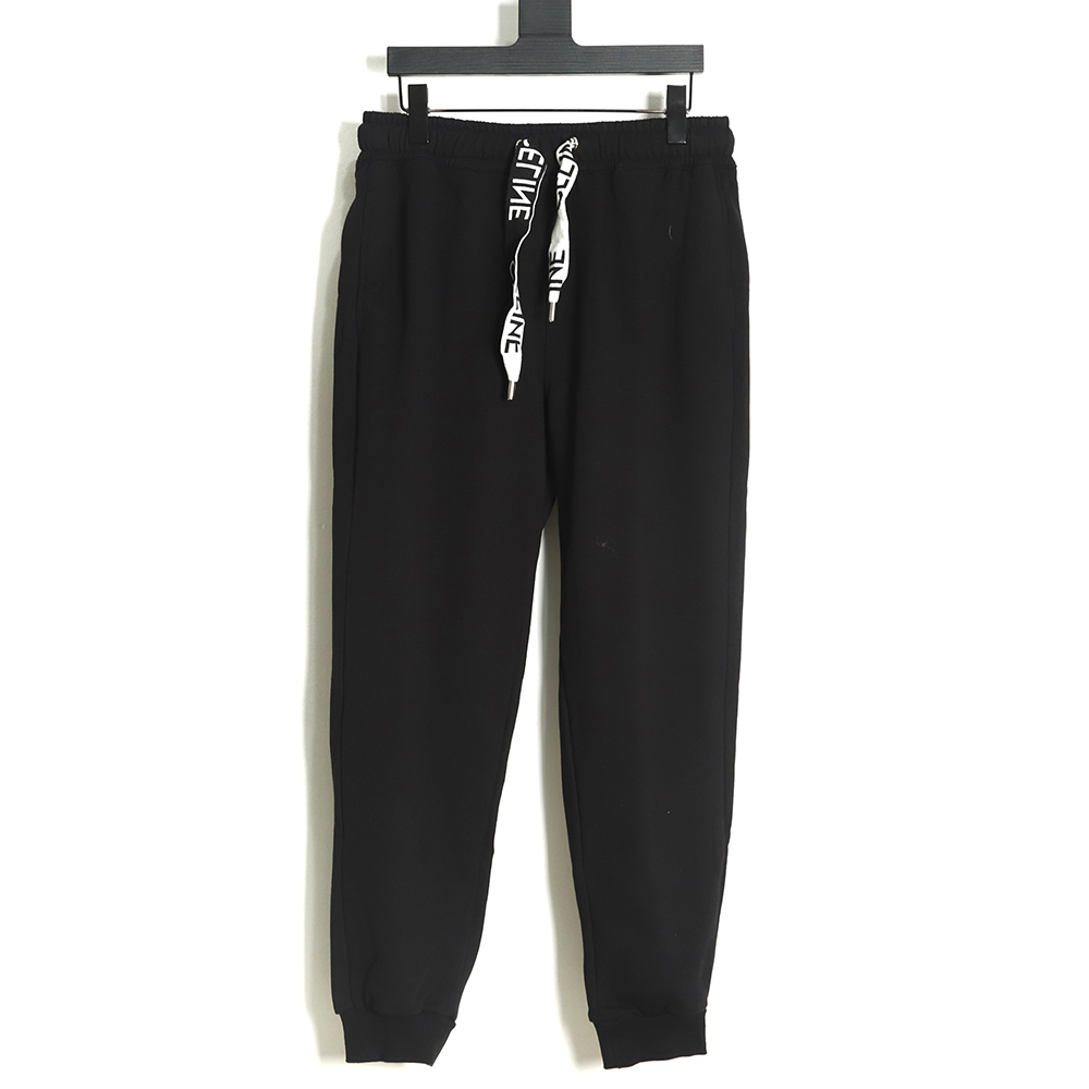 Celine 22FW webbing letter logo sports casual pants