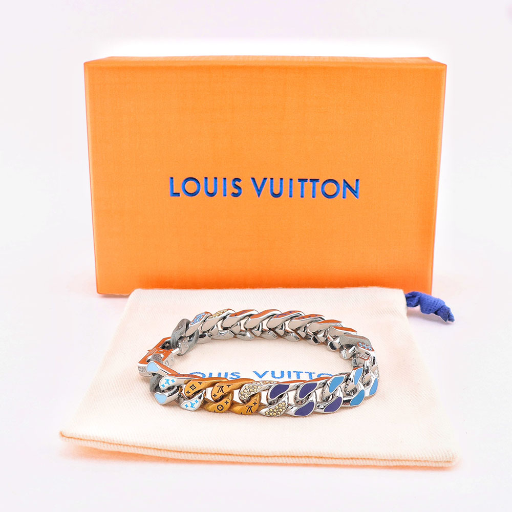 Louis Vuitton Chain Links Patches Bracelet