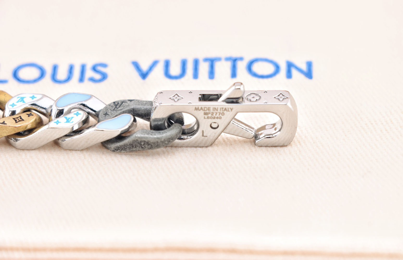Louis Vuitton Chain Links Patches Bracelet