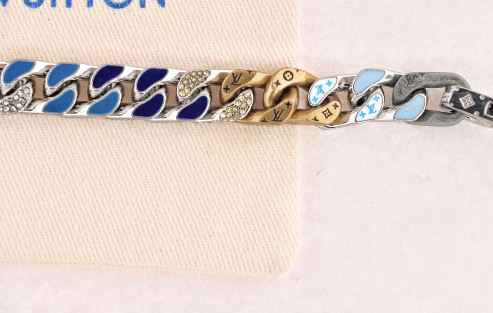 Louis Vuitton Chain Links Patches Bracelet