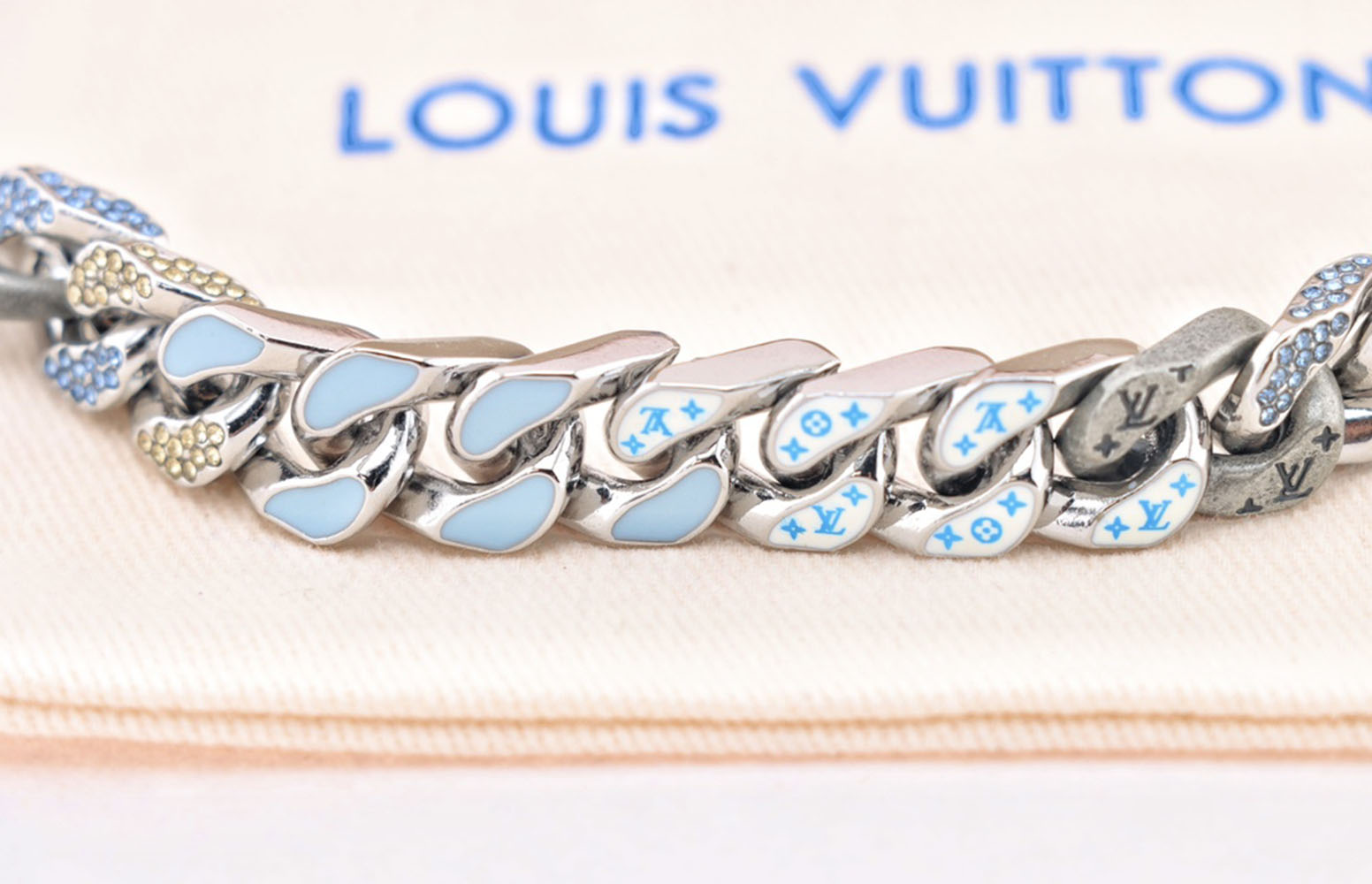 Louis Vuitton Chain Links Patches Bracelet