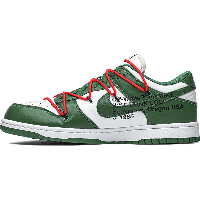 Off-White x Dunk Low 'Pine Green'