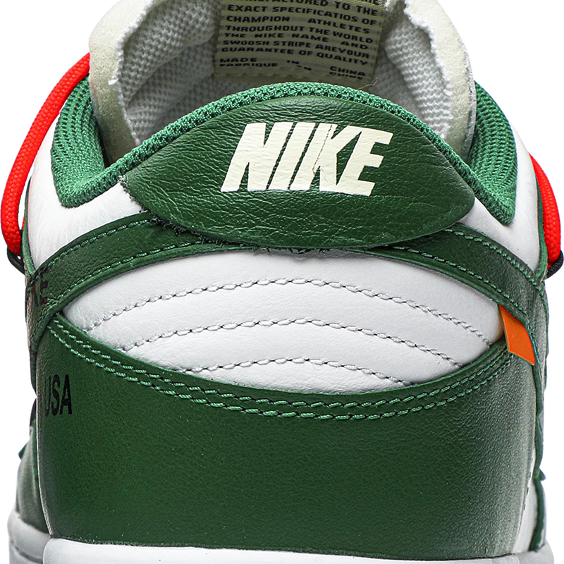 Off-White x Dunk Low 'Pine Green'