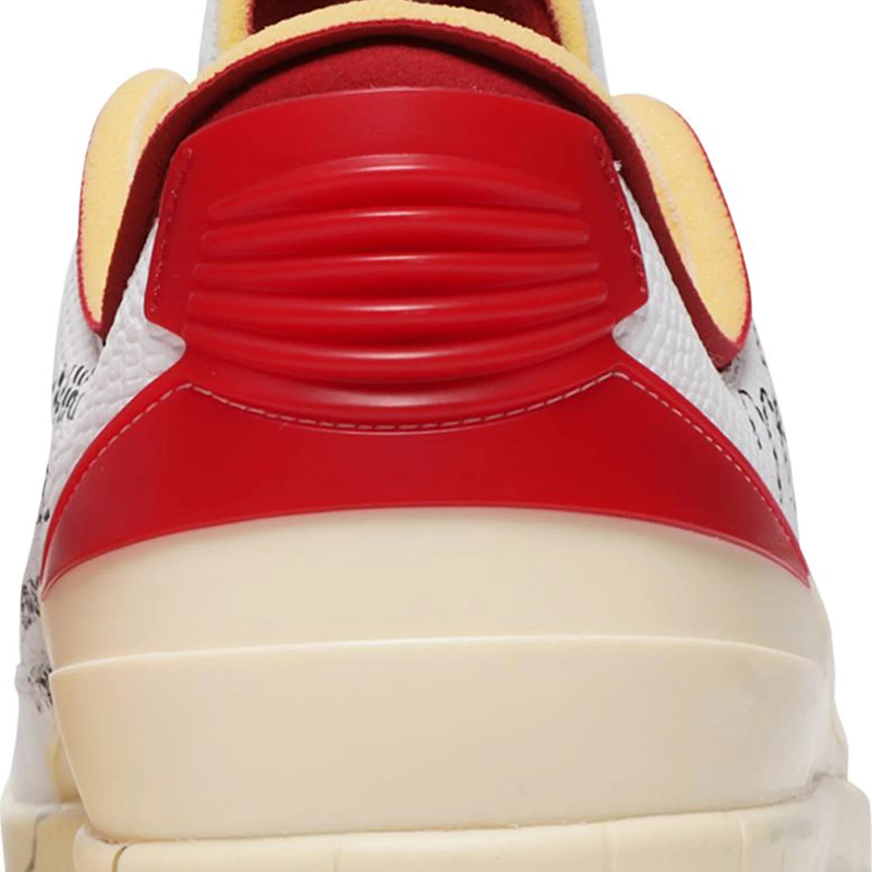 Off-White x Air Jordan 2 Retro Low SP 'White Varsity Red'