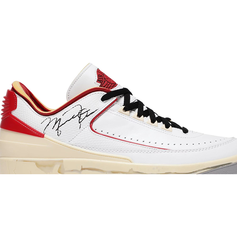 Off-White x Air Jordan 2 Retro Low SP 'White Varsity Red'