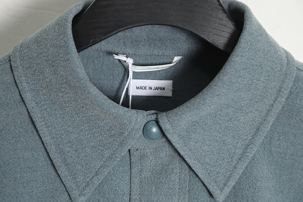 Thom Browne 23SS 4-Bar Smoked Flannel Long Sleeve Shirt Jacket