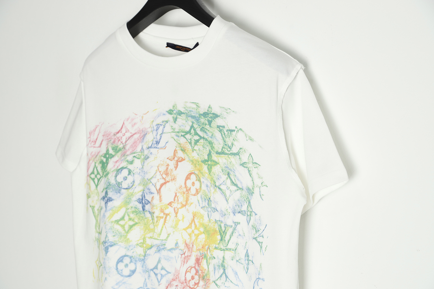 Louis Vuitton 21ss LV pastel print short-sleeved T-shirt