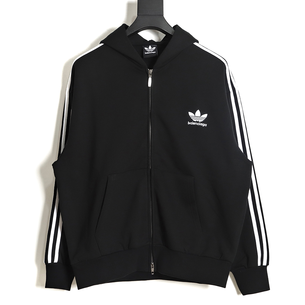 Balenciaga X Adidas Joint Zipper Sport Hoodie Jacket