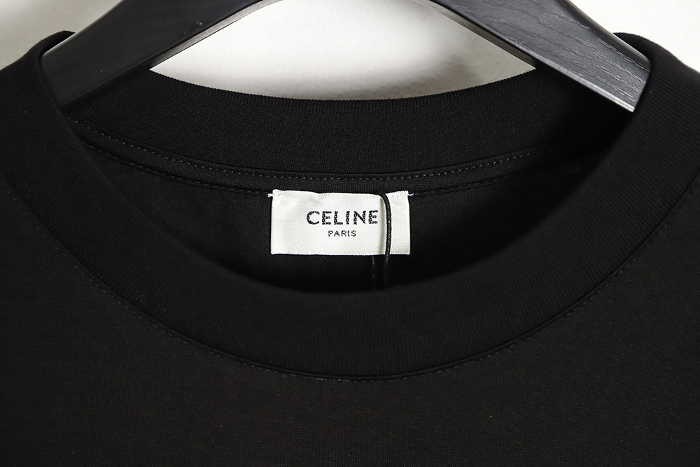 CELINE 22SS rivet heart letter short-sleeved T-shirt TSK1