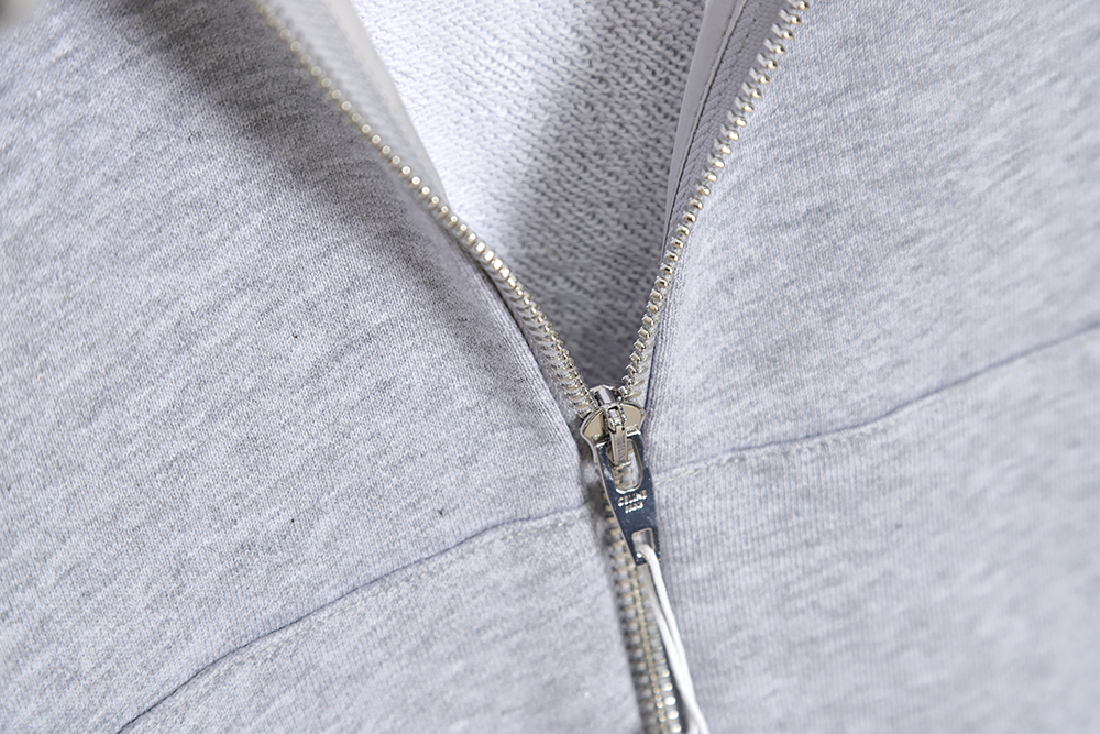 CELINE CE 23SS basic letter zipper hooded sweater