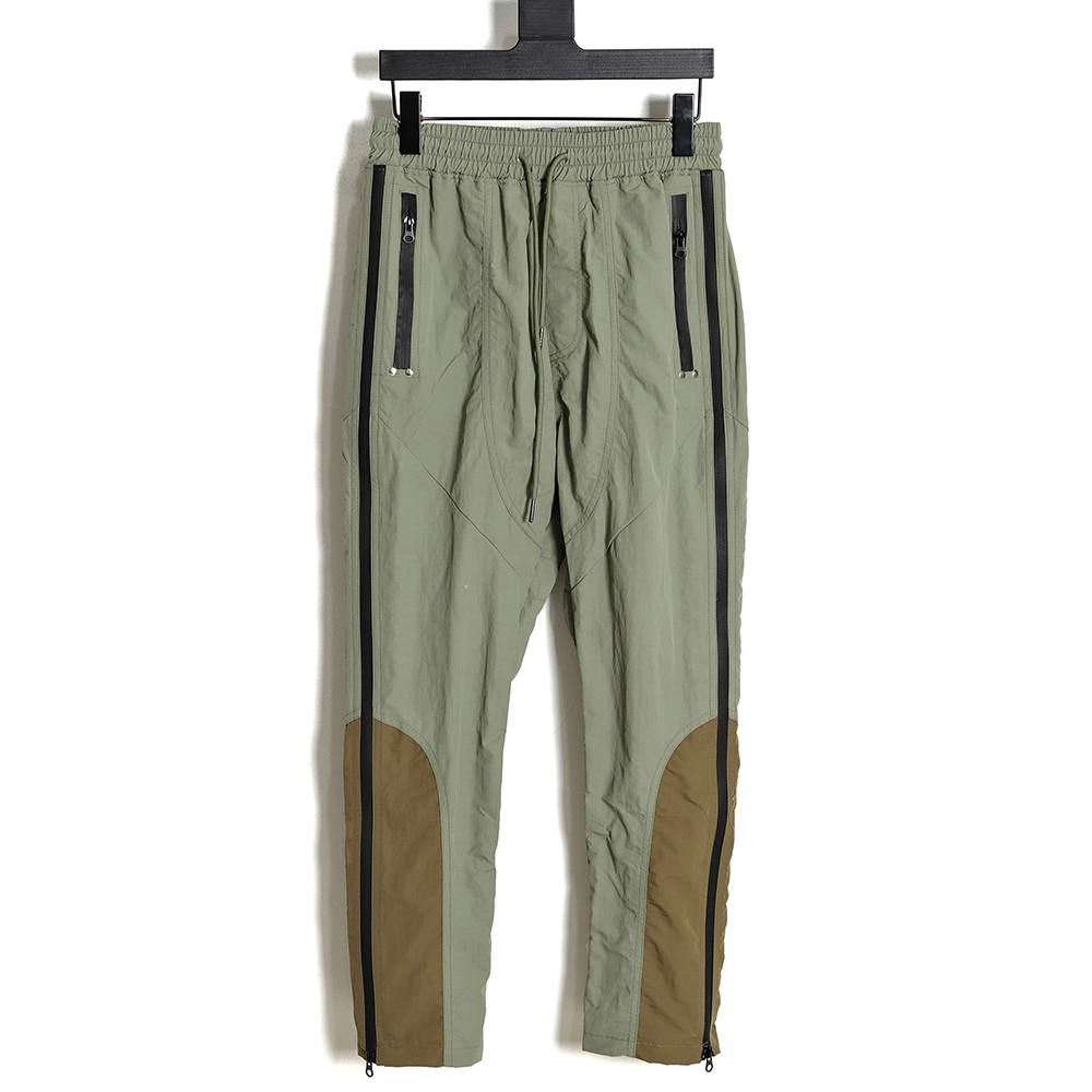 FAR.ARCHIVE Paneled zipped nylon technical trousers
