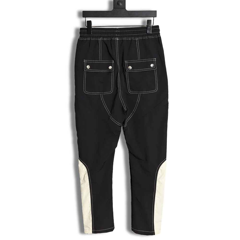 FAR.ARCHIVE Splicing zipper nylon technical trousers TSK1