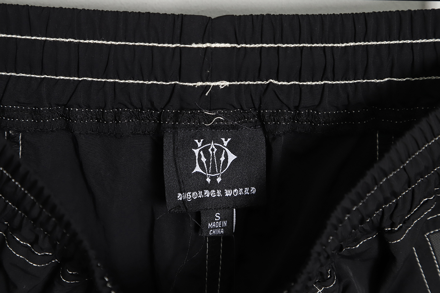 FAR.ARCHIVE Splicing zipper nylon technical trousers TSK1