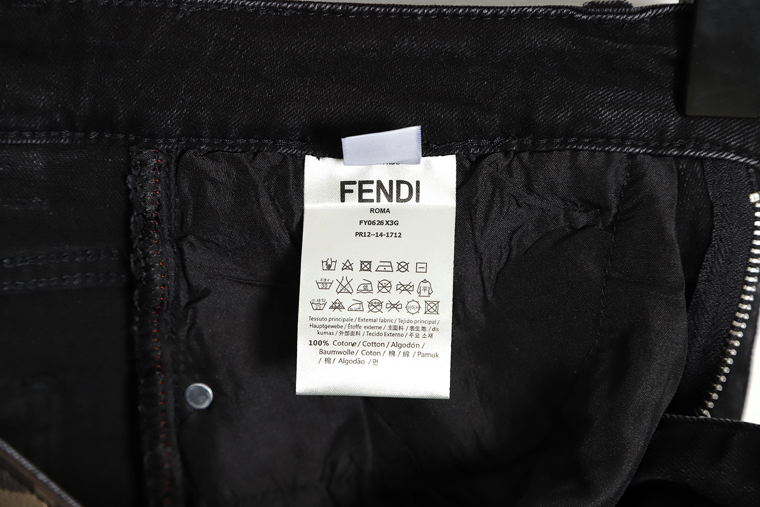 Fendi Classic Monster Eyes Jeans