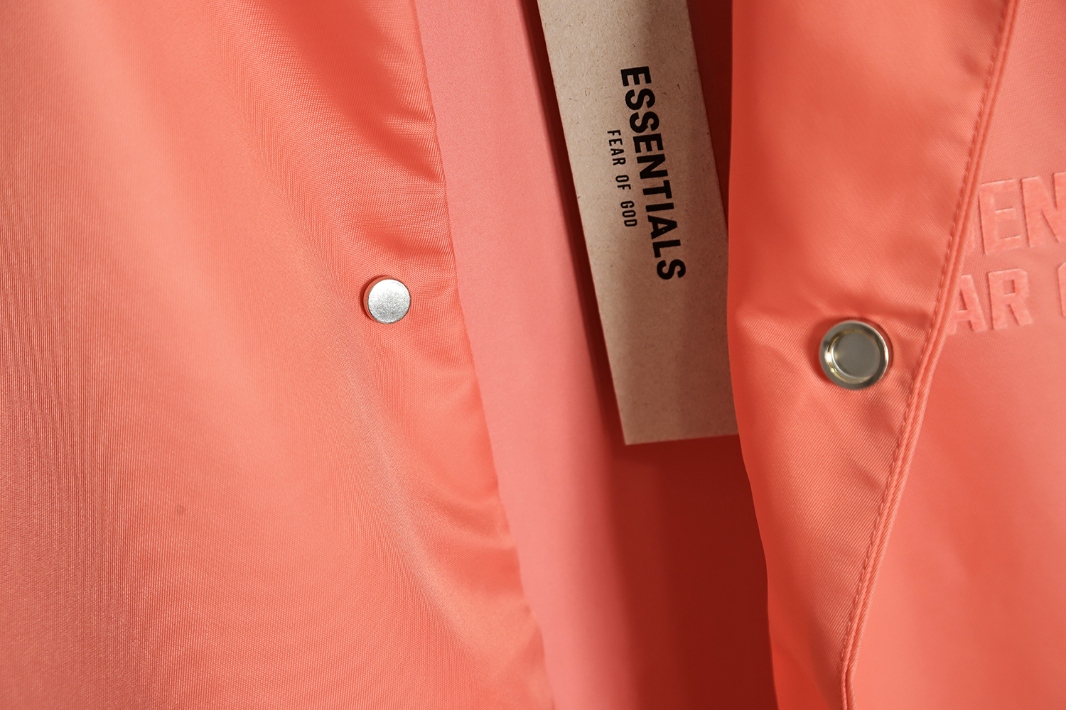 Fear of God FOG essential Season 8 woven button-up short-sleeved cardigan