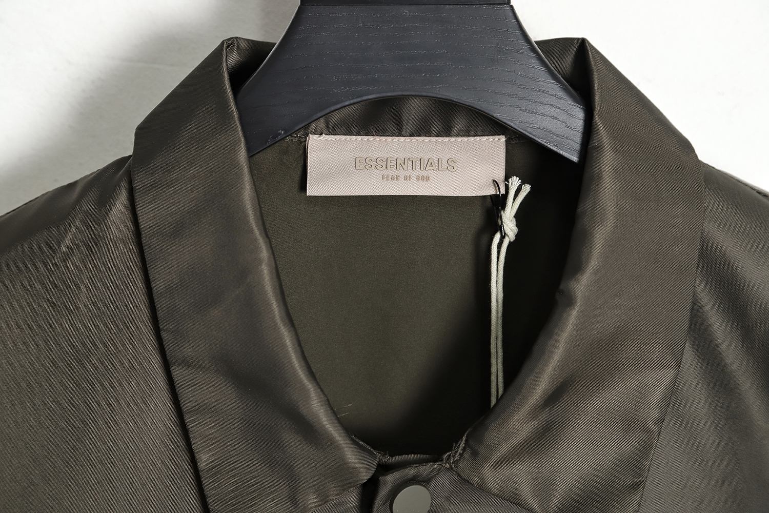 Fear of God FOG essential eighth season woven button-down short-sleeved shirt cardigan TSK4