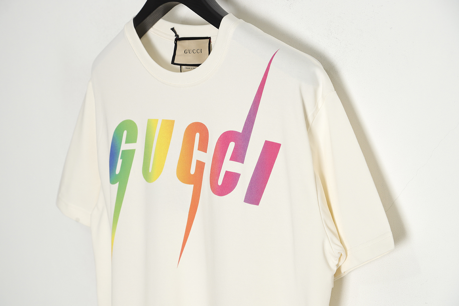 Gucci 23SS Gradient Lightning Short Sleeve T-Shirt
