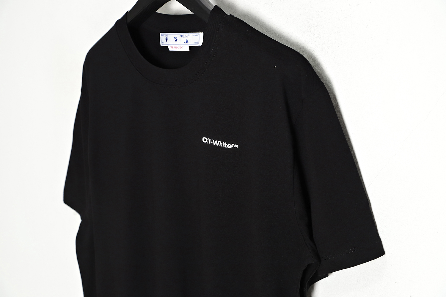 OFF-WHITE 23S Graffiti Brush Zebra Crossing Short Sleeves TSK1