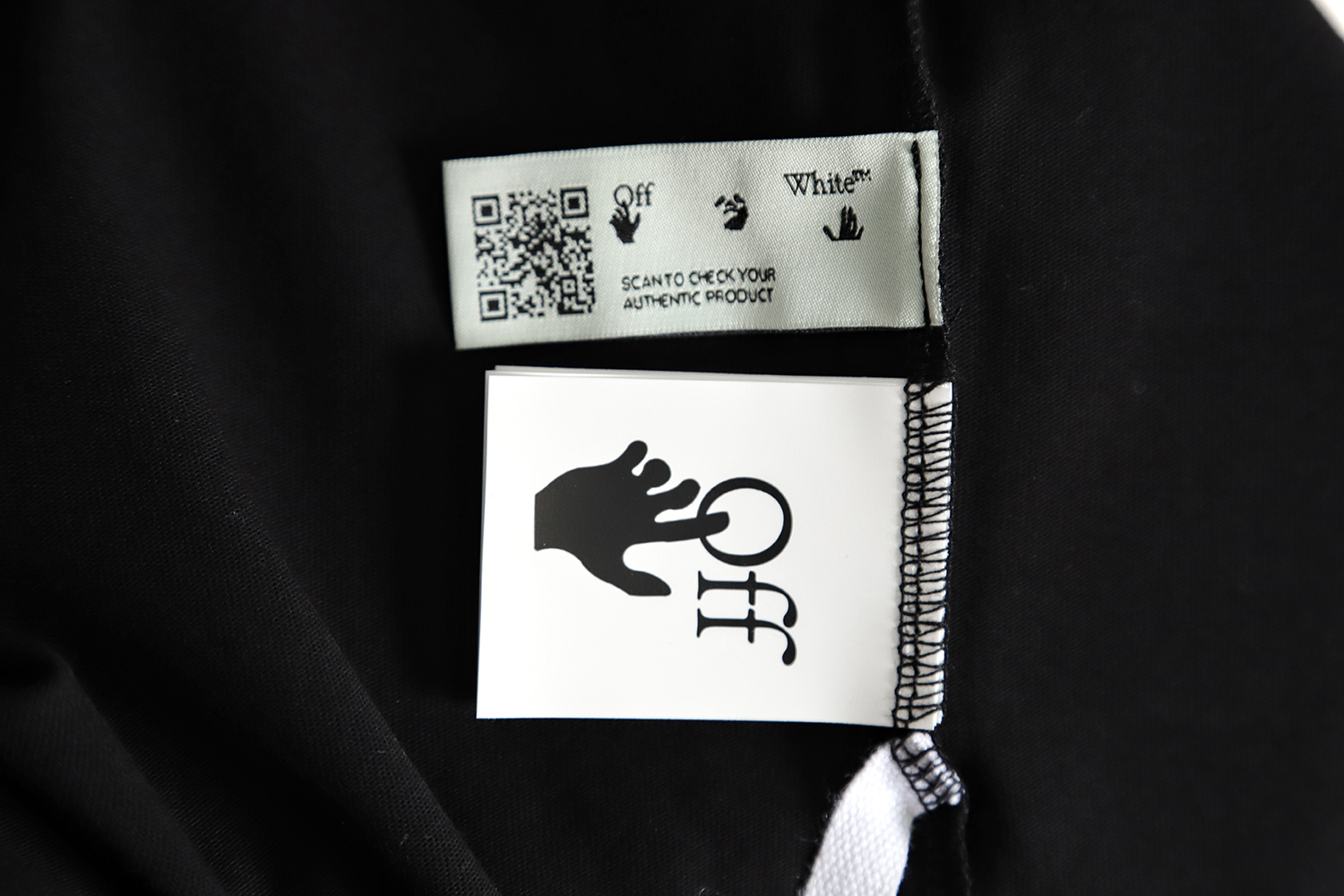 OFF-WHITE 23S Graffiti Brush Zebra Crossing Short Sleeves TSK1