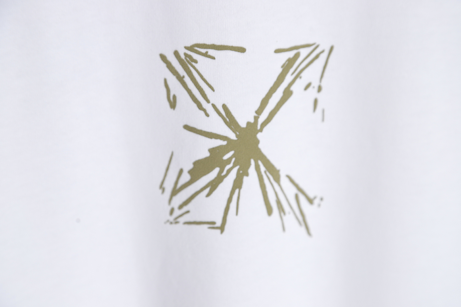 OFF-WHITE 23SS sketch splash ink arrow letter short sleeve