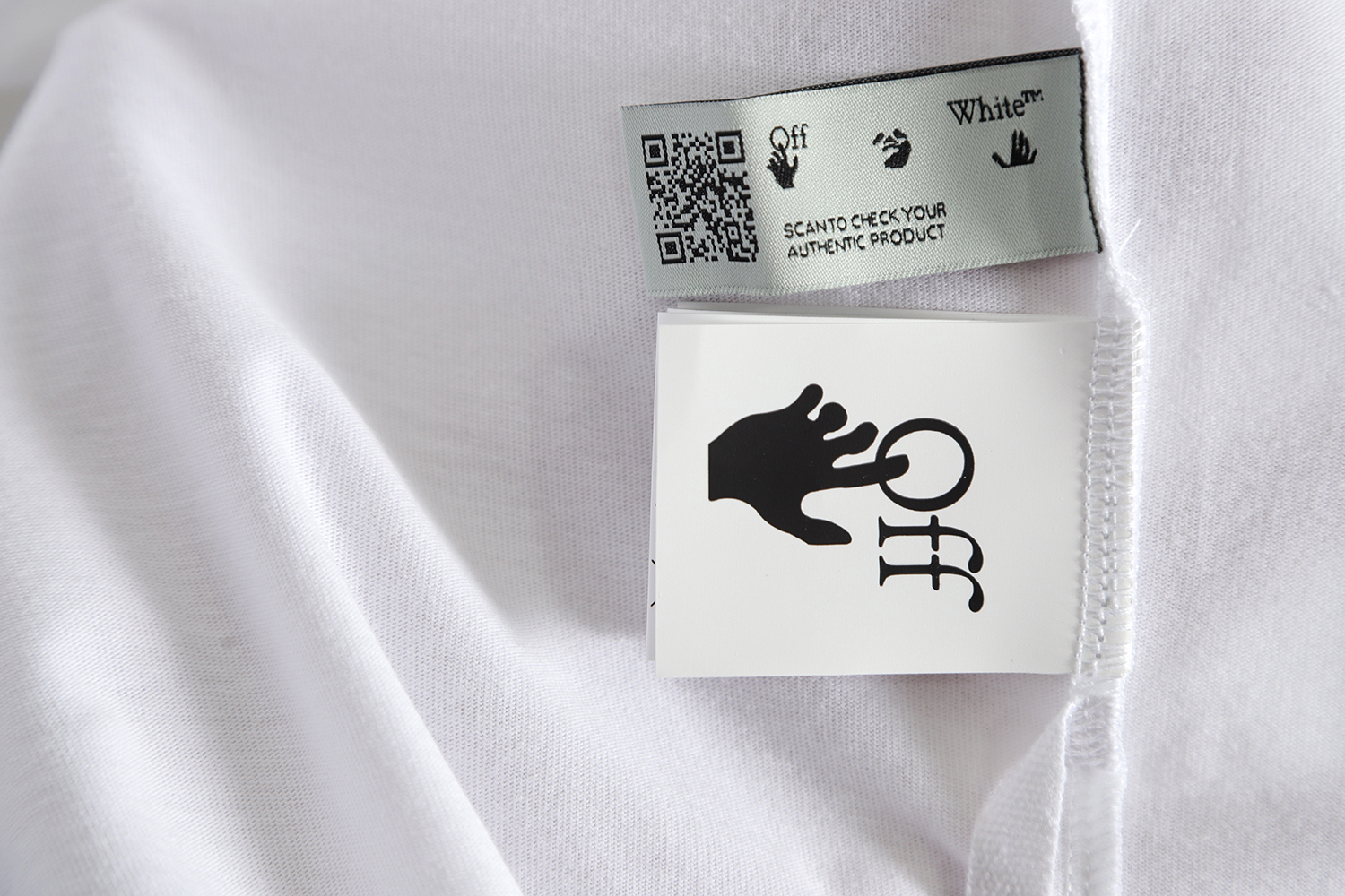 OFF-WHITE 23SS sketch splash ink arrow letter short sleeve