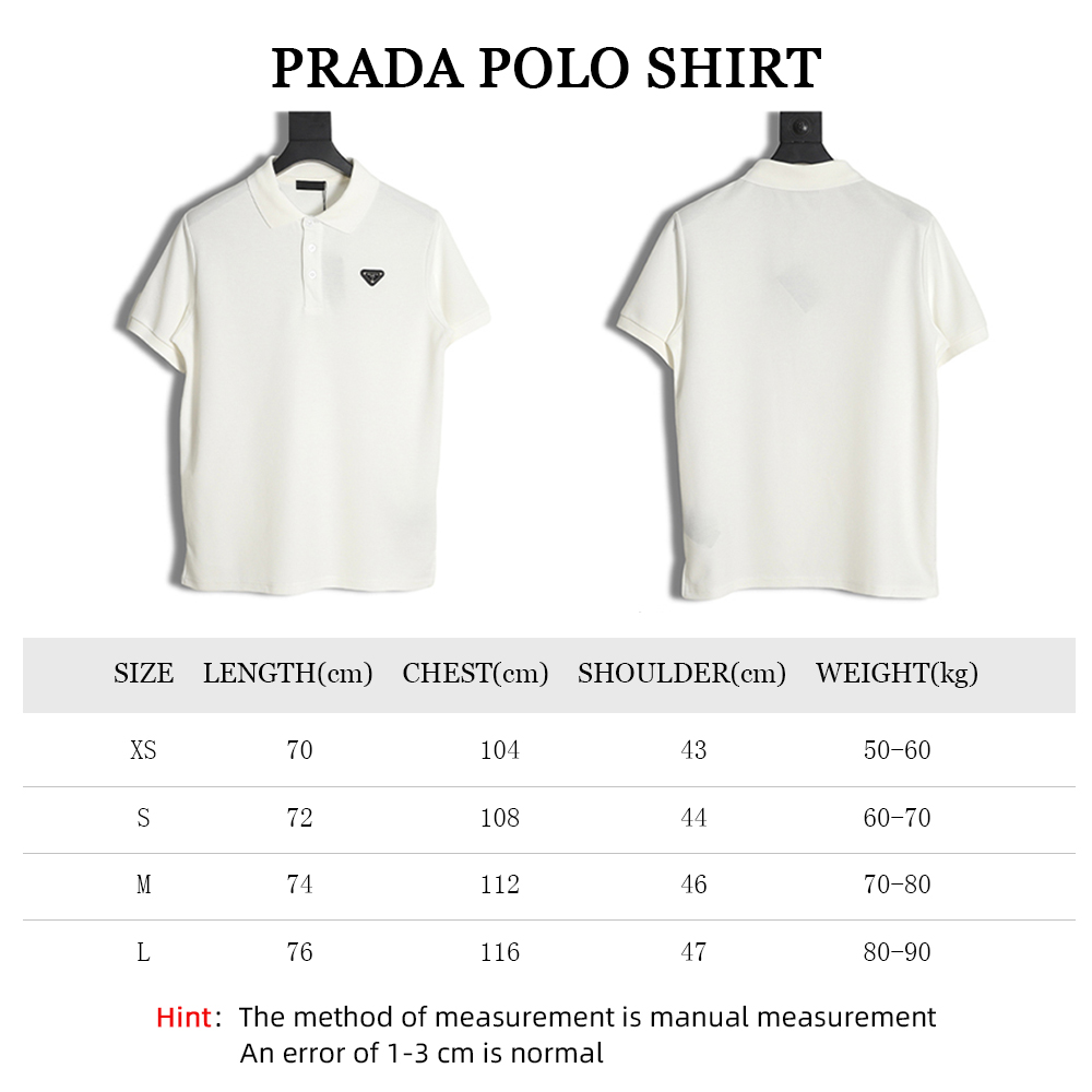 Prada Classic Triangle Polo Short Sleeve