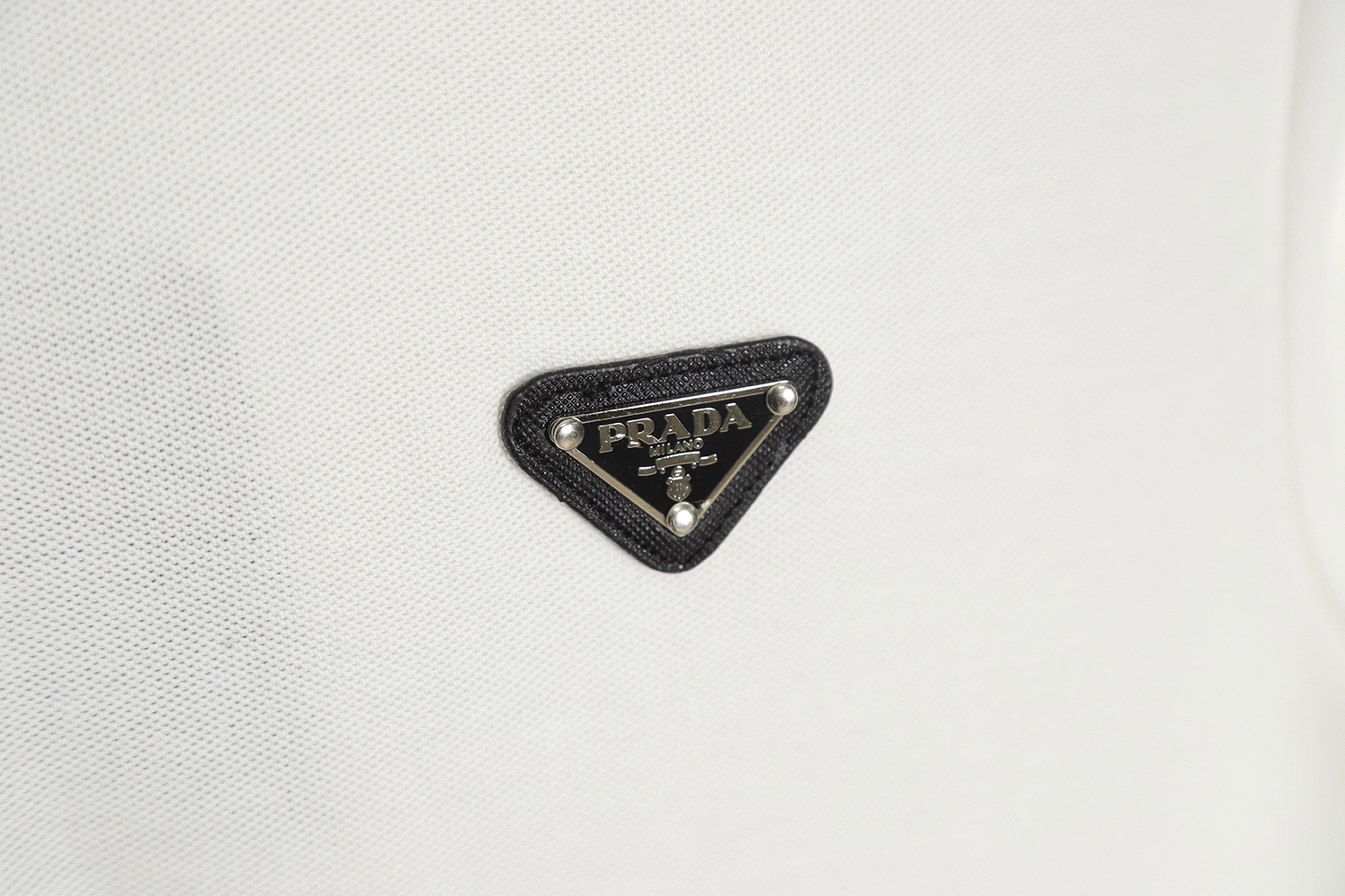 Prada Classic Triangle Polo Short Sleeve