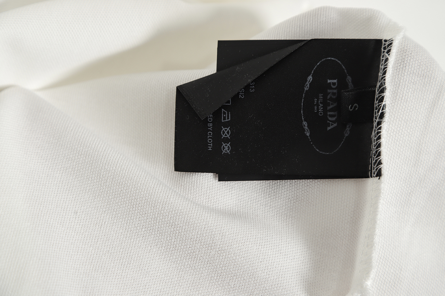 Prada Classic Triangle Polo Short Sleeve