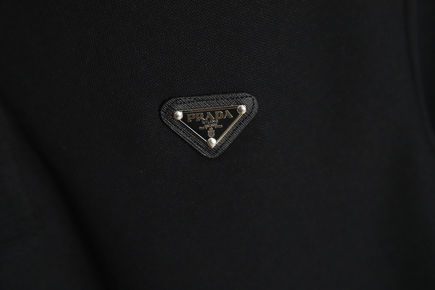 Prada Classic Triangle Polo Short Sleeve TSK1