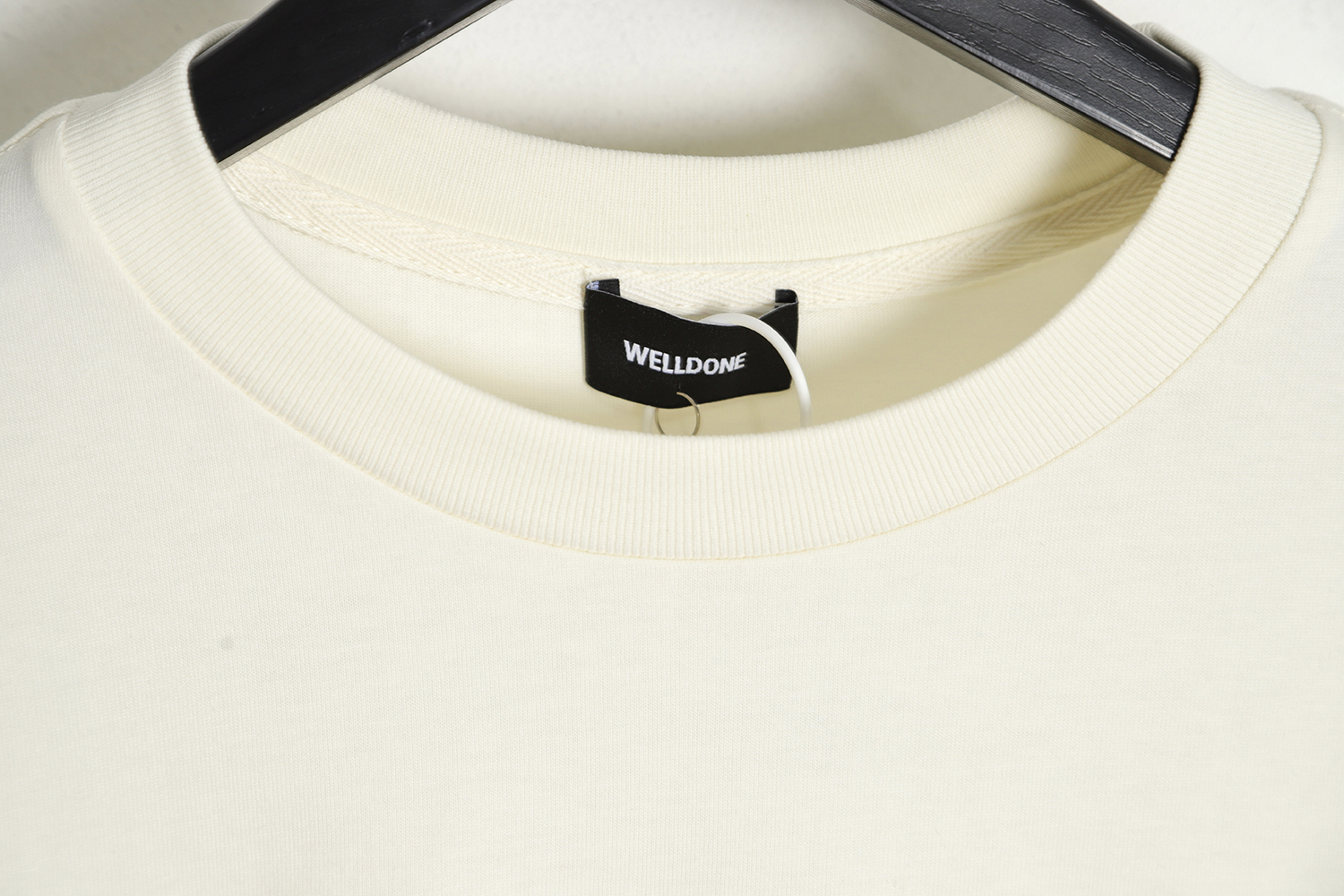 WE11 DONE 23SS Embroidered small label short-sleeved T-shirt
