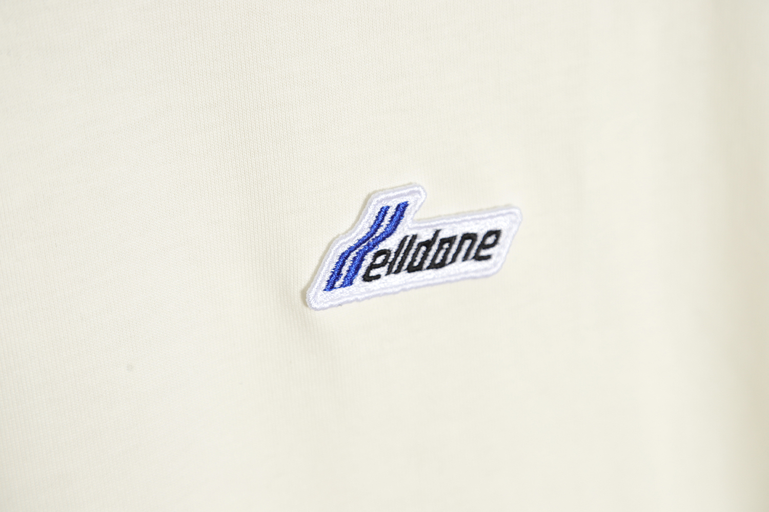 WE11 DONE 23SS Embroidered small label short-sleeved T-shirt