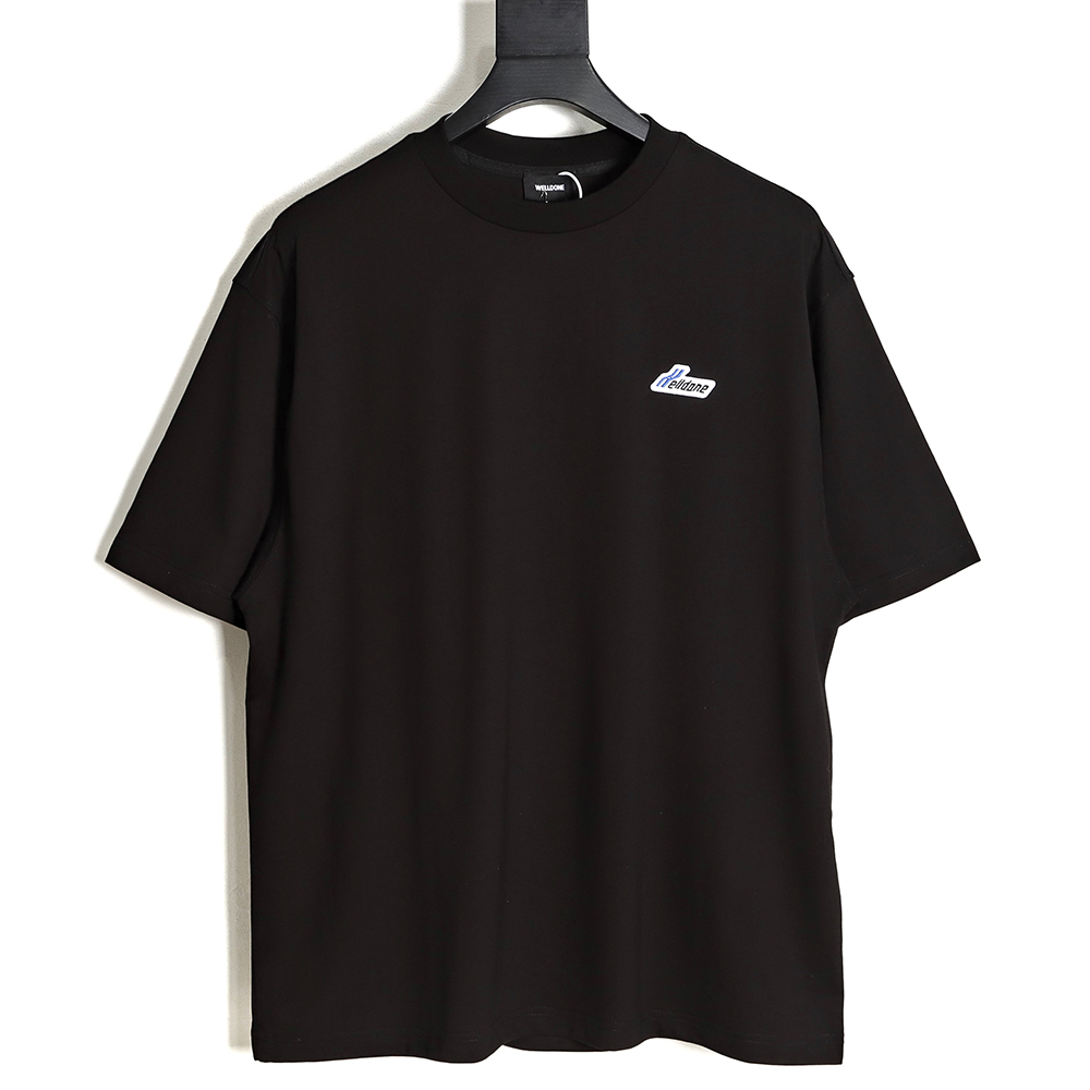 WE11 DONE 23SS Embroidered small label short-sleeved T-shirt TSK2