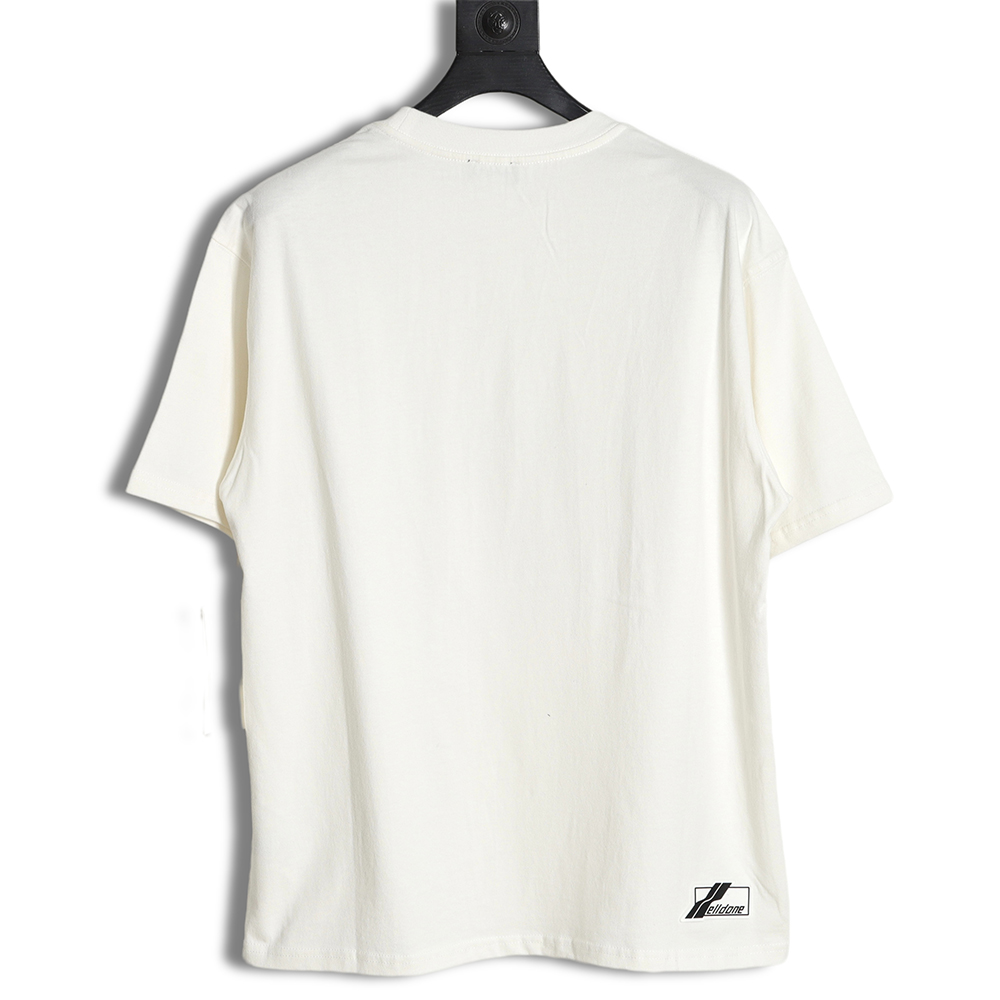 WE11 DONE Signature Letter Print Short Sleeve T-Shirt