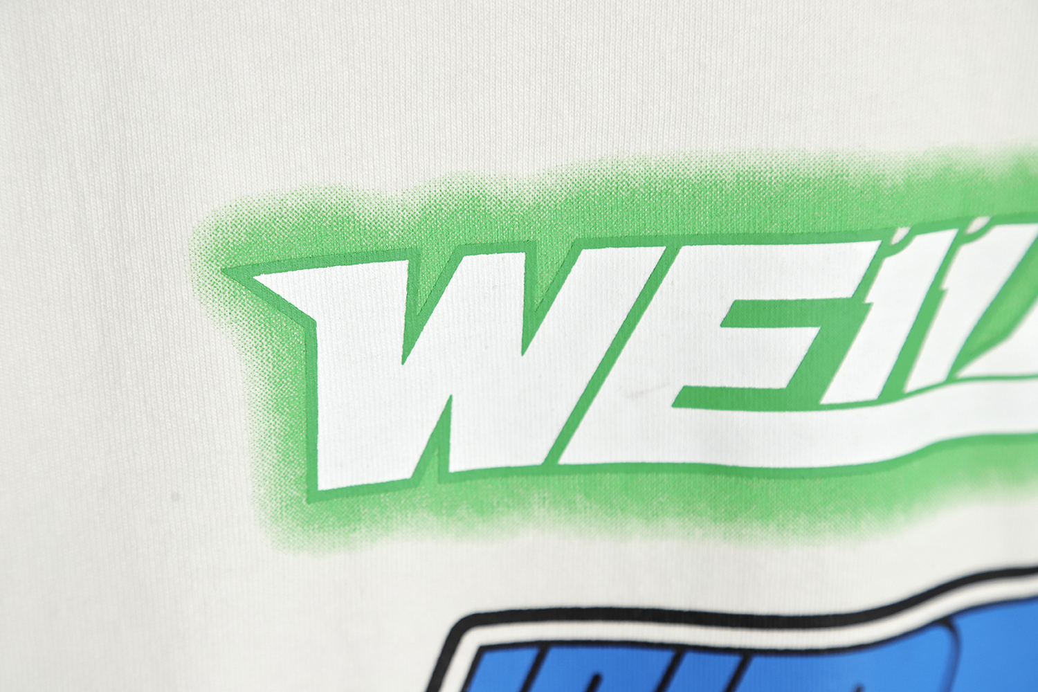 WE11 DONE Signature Letter Print Short Sleeve T-Shirt