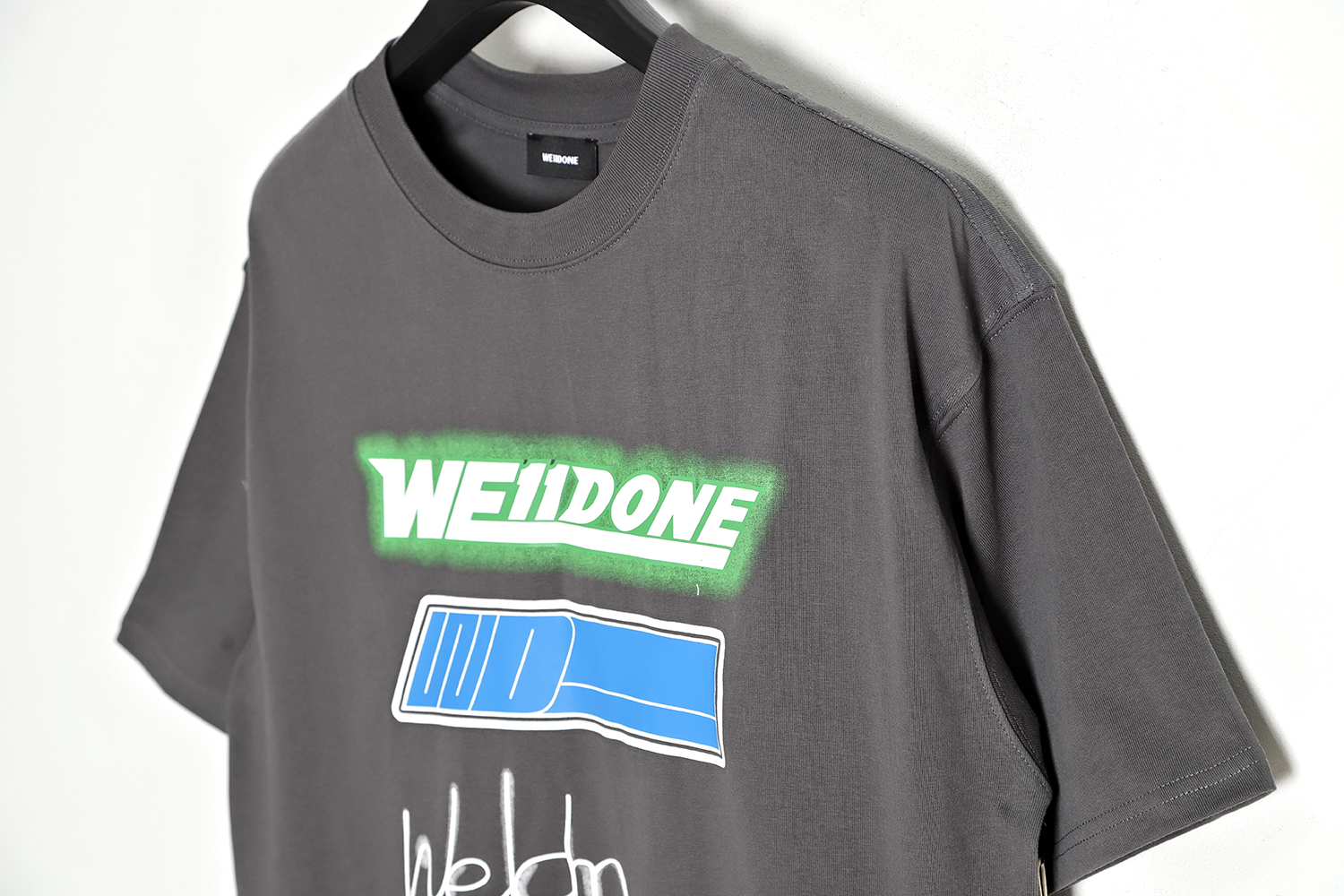 WE11 DONE signature letter print short-sleeved T-shirt TSK2