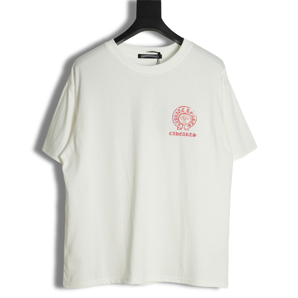 Chrome Hearts CH Sanskrit Print Smudged Short Sleeves
